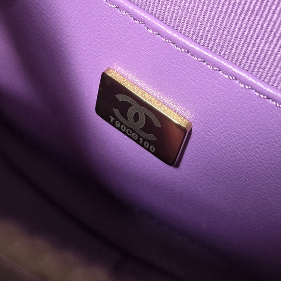 Chanel Purple Quilted Women's Bag - Picture 8 of 13